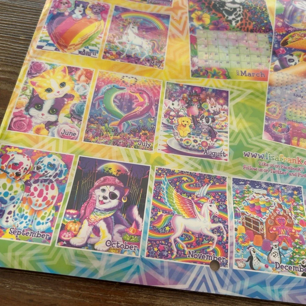 2017 Lisa frank calendar